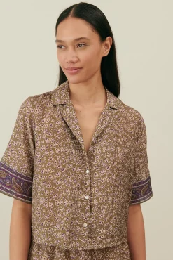 Haut De Pyjama En Soie Loulou