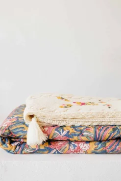 Plaid en maille Louna